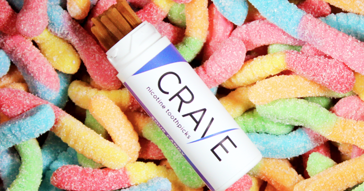 (50) CRAVE Nicotine Toothpicks Sour Candy Crave